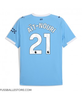 Günstige Manchester City Rayan Ait-Nouri #21 Heimtrikot 2025-26 Kurzarm